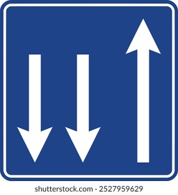 Lane Regulation signs, Information signs, Road signs in Turkey. Standard traffic signs on Turkish highways. (Turkish: Karayolları standart trafik işaret levhaları, Bilgi işaretleri)