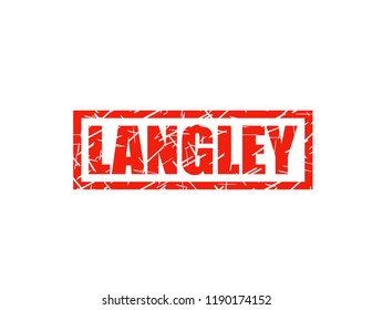Langley red stamp