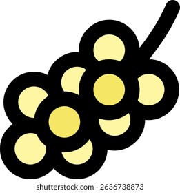 Langsat filled icon design style