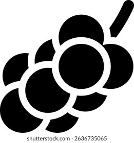 Langsat glyph icon design style