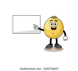 langsat illustration doing a presentation , character design