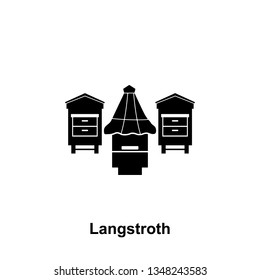 langstroth hive icon. Element of beekeeping icon. Premium quality graphic design icon. Signs and symbols collection icon for websites, web design, mobile app