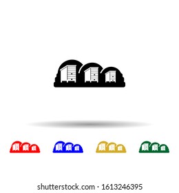 langstroth hive multi color style icon. Simple glyph, flat vector of beekeeping icons for ui and ux, website or mobile application