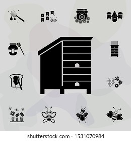 langstroth icon. Universal set of beekeeping for website design and development, app development