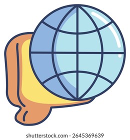 Language 3d icon vector style for communication user interface Lineal Color style.