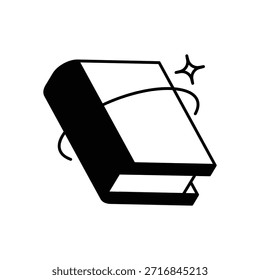 Icono de libro de idiomas Vector ilustración de stock