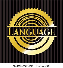 Language gold badge