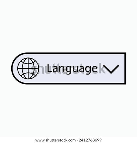 Language Icon. Communication Tool. Dialect, Mother Tongue Symbol  - Vector.