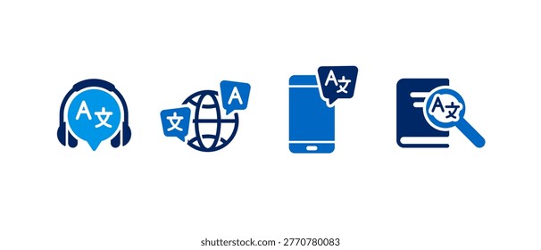 language icon vector illustration. language setting concept.