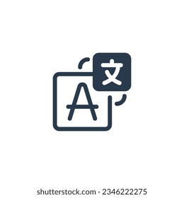 Language interpretation, translation icon, Google Translate