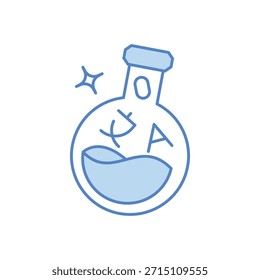 Icono de laboratorio de idiomas Vector ilustración de stock