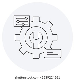 Ícone de Ajuste do Modelo de Linguagem, Otimizando o Desempenho do Modelo de Linguagem por meio de Técnicas de Ajuste Avançadas, Aprimorando a Precisão do Modelo NLP com Ajuste Eficaz do Modelo de Linguagem