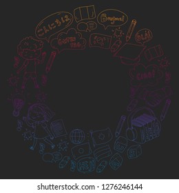 Language school for adult, kids. Children courses. English, Italian, Spanish, Japanese, Chinese, Arabic, German. Play and study