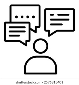 Language Skills Icon Element For Design