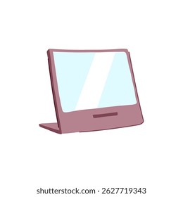 linguagem fonoaudiologia espelho desenho animado. comunicação feedback, reflexão visual, exercícios auditivos linguagem fonoaudiologia espelho sinal. isolado símbolo vetor ilustração