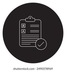 Language Summarization icon, Content Summarization Tool Icon, Text Summary Generation Symbol, Language Condensing Service Icon