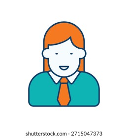 Icono de profesor de idiomas Vector ilustración de stock