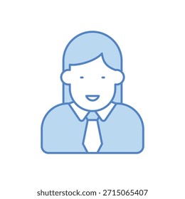 Icono de profesor de idiomas Vector ilustración de stock