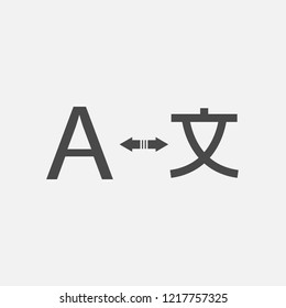 Language translating icon