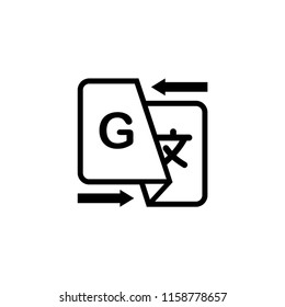 Language translation icon