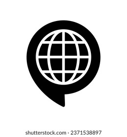 Language translation icon vector, change language icon 