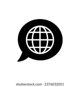 Language translation icon vector, change language icon 