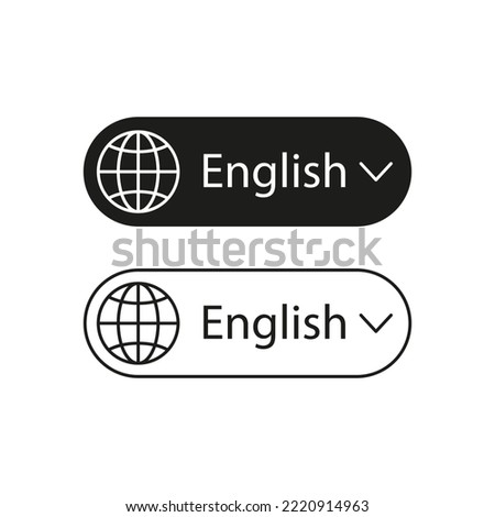 Language for website line icon. Website, translation service, foreign language, window, dictionary, communication. Technology concept. Vector black line icon on a white background
