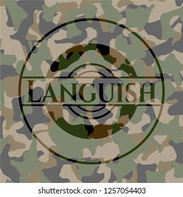 Languish on camo pattern