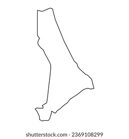 Landkarte, Verwaltungseinheit Aserbaidschans.