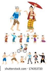  Lanna culture in Northern Thailand 