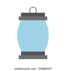 lantern camping isolated icon