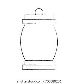 lantern camping isolated icon