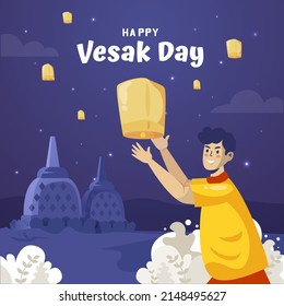 Lantern celebration festival for Vesak Day