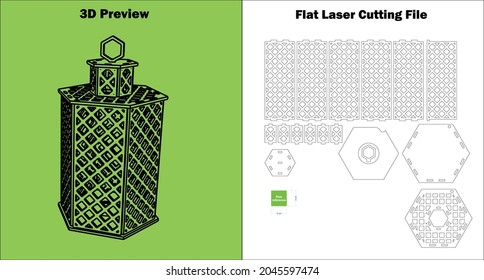 Lantern
Check out my laser-cutting lantern. it can be made with all 3mm material thicknesses.