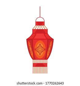 Lantern of chinese cartoon vector icon.Cartoon vector illustration =====. Isolated illustration of ====== icon on white background.