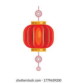 Lantern of chinese cartoon vector icon.Cartoon vector illustration =====. Isolated illustration of icon on white background.