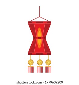 Lantern of chinese cartoon vector icon.Cartoon vector illustration =====. Isolated illustration of ====== icon on white background.