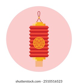 Lantern Chinese New Year vector icon