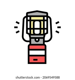 vector de icono de color del dispositivo de linterna. señal de dispositivo de linterna. ilustración de símbolo aislado