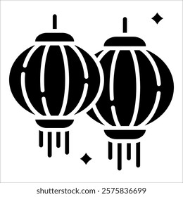 Lantern Festival Icon Element For Design