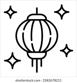 Lantern Festival Icon Element For Design