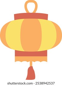 Lantern Festival Icon Representing Celebration, Light, and Cultural Tradition, Perfect for Highlighting Festive Occasions, Chinese New Year, and Symbolic Illumination with a Warm and Joyful Design