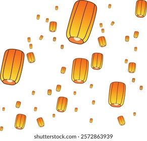 Lantern Festival vector illustration. Good for banner, poster, greeting card, party card, invitation, template, advertising, campaign, and social media.