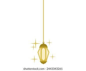 Lantern Frame Eid Al Fitr Background