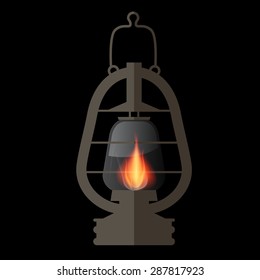 Lantern, Gas Lamp Illustration