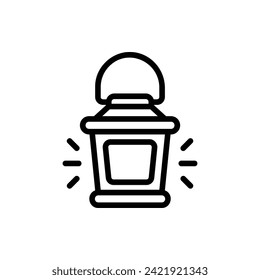 Lantern, Halloween Outline Icon Logo Illustration. Halloween Icon-set. Suitable For Web Design, Logo, App