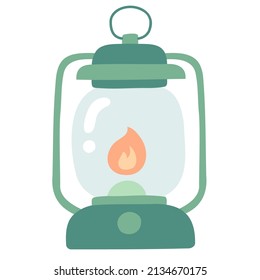 Lantern. Hand drawn doodle icon.