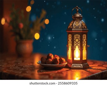 The lantern of the holy month of Ramadan