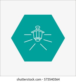 lantern, icon