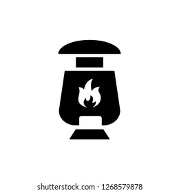 
Lantern Icon. Camping Equipment Vector Illustration Logo Template.
